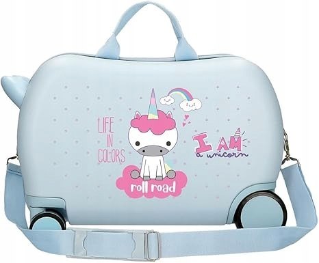 Roll Road I am Unicorn Walizka twarda kabinowa mała ABS 4749862 34 l