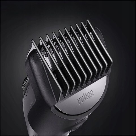 Trymer do brody Braun BT7340 nasadki etui golarka Full MetalBlade