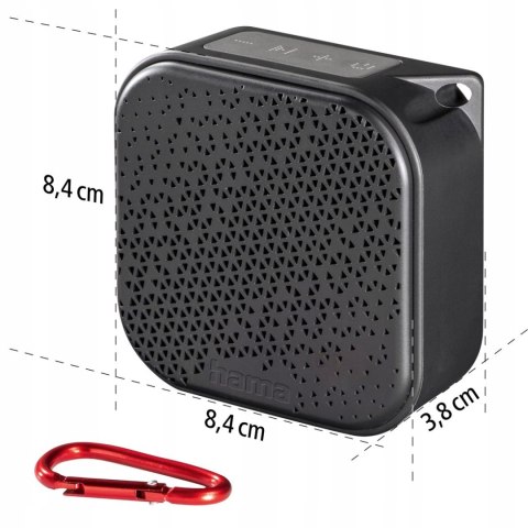 Głośnik przenośny Hama Pocket 3.0 czarny 3,5 W