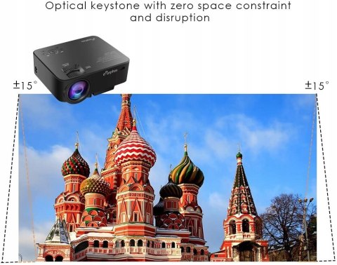 Projektor Elephas T20 CZARNY DO FILMÓW W DOMU HIT