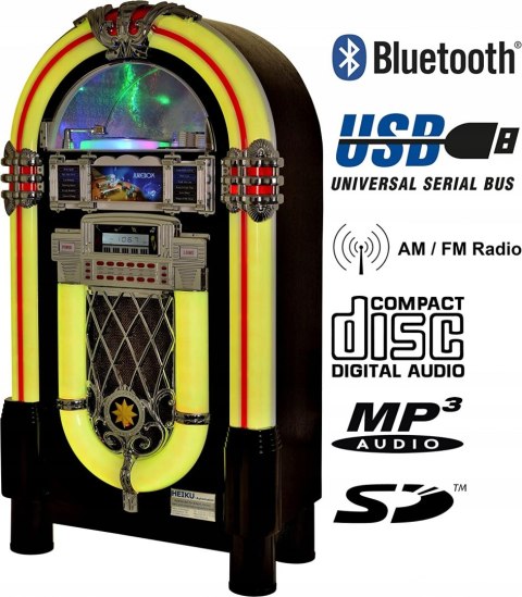 SZAFA GRAJĄCA JUKEBOX FESTIVAL 1051 BT USB CD HIT! SZAFA GRAJĄCA JUKEBOX FESTIVAL 1051 BT USB CD HIT!