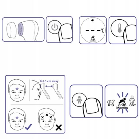 Braun BNT400 Black Termometr bezdotykowy