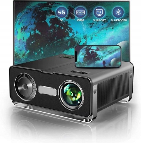 LED projector Yaber V10 1080P 4K WIFI 9800 LUMENS + PC / MAC / PS5 SUITCASE