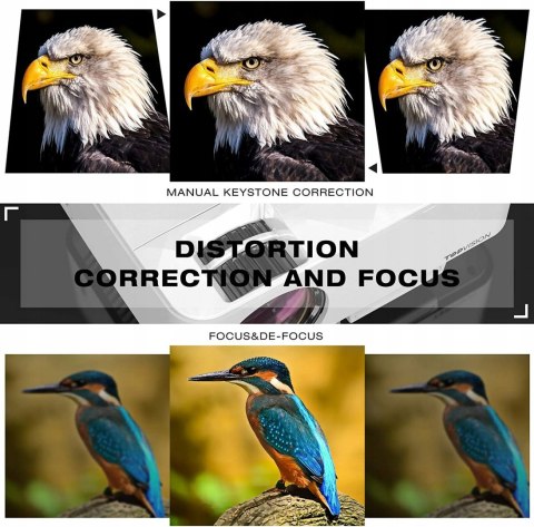 Projektor LED TopVision T21 1080P HD MIRACAST IOS/PC/PS5