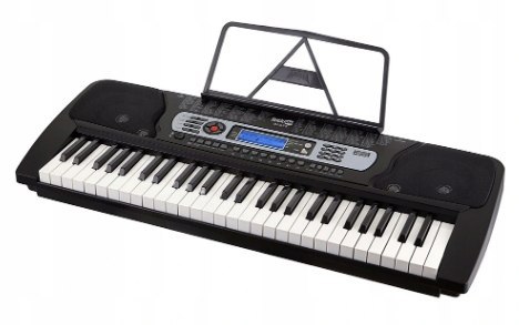 Rockjam RJ654 Keyboard, Czarny, 54 Klawisze