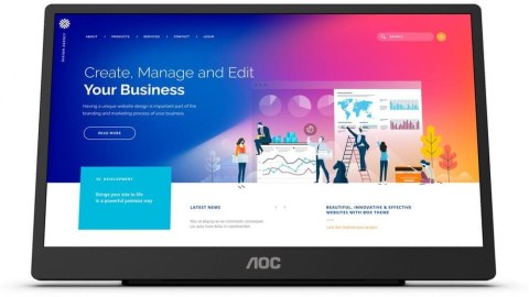 Monitor LED AOC 16T2 15,6 " 1920 x 1080 px IPS / PLS