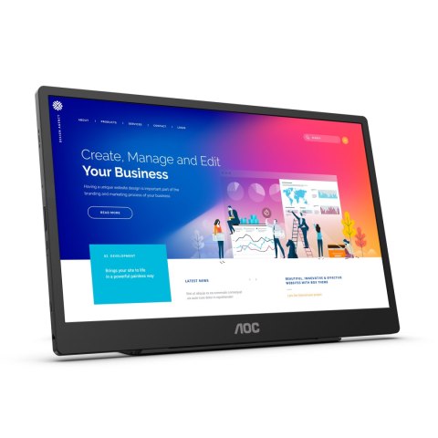 Monitor LED AOC 16T2 15,6 " 1920 x 1080 px IPS / PLS