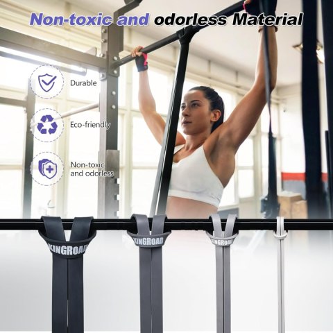 Gumy oporowe do ćwiczeń taśmy do ćwiczeń zestaw Kingroad 5 sztuk