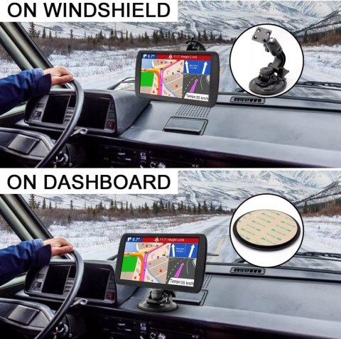 Nawigacja do samochodów osobowych i ciężarowych Jimwey 9" Europa