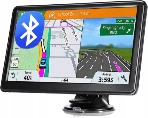 Nawigator satelitarny NAVRUF do samochodów osobowych i ciężarowych 7" EU