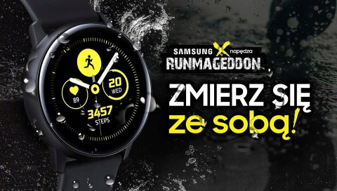 Smartwatch Samsung Galaxy Watch Active (R500) czarny 38mm