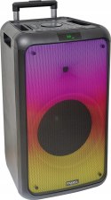 Głośnik przenośny Ibiza Street-Wave-MAX czarny 600 W Bluetooth