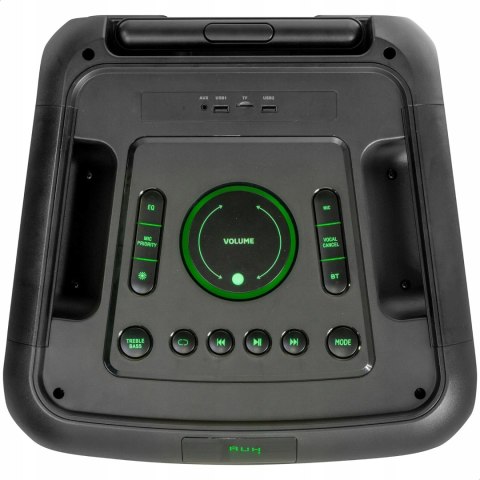 Głośnik przenośny Ibiza Street-Wave-MAX czarny 600 W Bluetooth