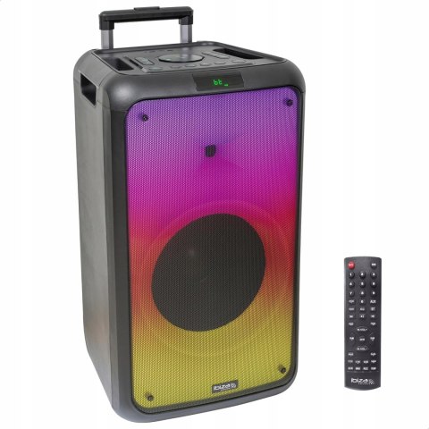Głośnik przenośny Ibiza Street-Wave-MAX czarny 600 W Bluetooth