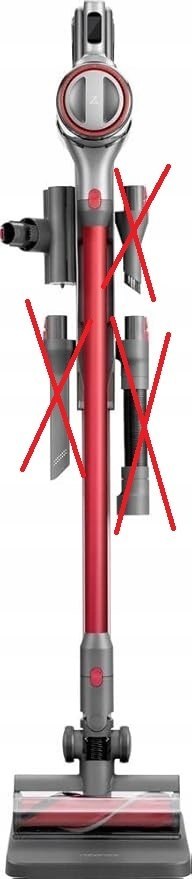 Odkurzacz pionowy Roborock H7 czerwony