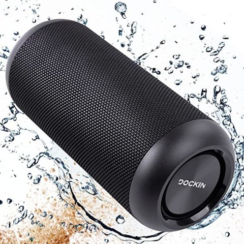 Głośnik przenośny Dockin D Tube 2 Bluetooth AUX IPX6 Music Box czarny Głośnik przenośny Dockin D Tube 2 Bluetooth AUX IPX6 Music Box czarny