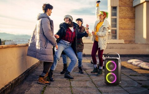 Głośnik przenośny W-King T9-2 BLACK czarny 80 W