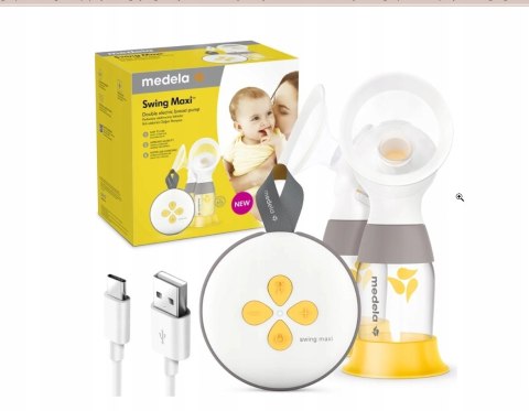 Medela Elektryczny podwójny laktator Swing Maxi nowa generacja 300 ml