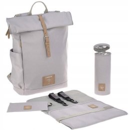 Plecak dla mamy z akcesoriami Rolltop Lassig Szary