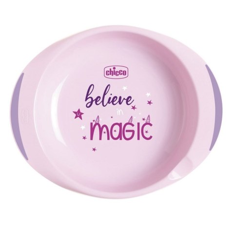 Talerzyk Chicco różowy tworzywo sztuczne
