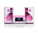 Wieża LENCO MC-020 Bluetooth USB FM 10W Różowy