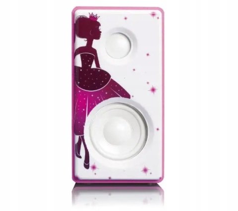 Wieża LENCO MC-020 Bluetooth USB FM 10W Różowy