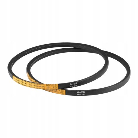 2 szt. A28 pasek klinowy, profil A gumowy pasek napędowy 28"