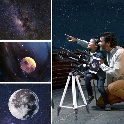 FREE SOLDIER F30070M Teleskop astronomiczny 300/70mm + Adapter Na Telefon