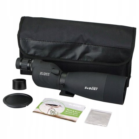 LUNETA OBSERWACYJNA SVBONY SV17 25-75x70 BAK4 HD