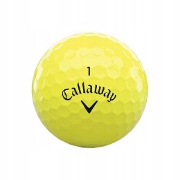 Piłki golfowe CALLAWAY CALLAWAY SUPERSOFT 2023, jasno żółte, 3 szt