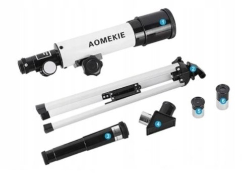 Teleskop Optyczny Aomekie F36050 360 mm 90X Zoom NOWY! PĘKNIĘTA WALIZKA