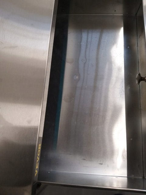 Wózek medyczny VEVOR 2- poziomowy ze stali nierdzewnej o udźwigu 100 kg