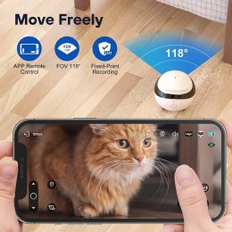 ENABOT EBO SE Kamera Dla Zwierząt 1080P WLAN Z Auto-Cruise i Audio 2-Way