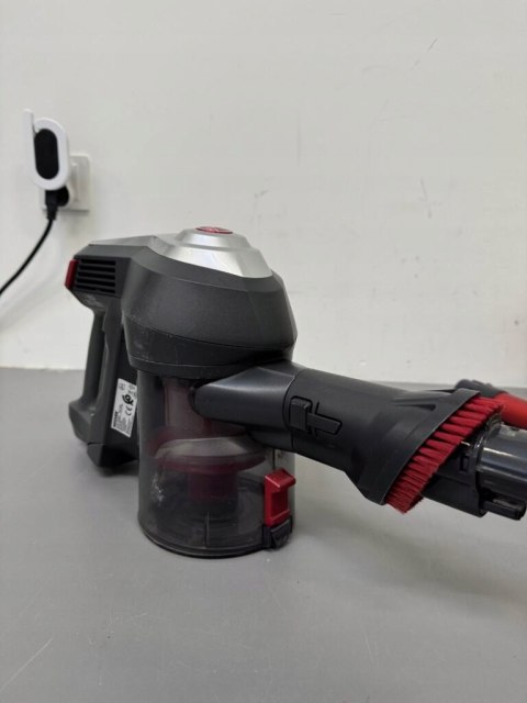 Bezprzewodowy odkurzacz pionowy Hoover H-FREE 100 Pets srebrny/szary