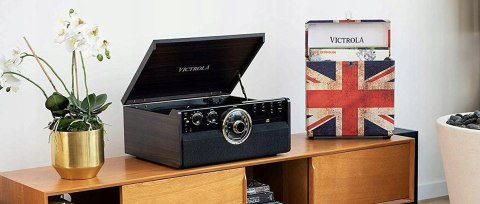 Gramofon Victrola Empire VTA-270B brązowy Gramofon Victrola Empire VTA-270B brązowy