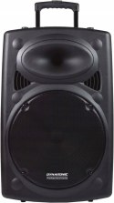 Przenośny Głośnik DYNASONIC - Dynapro 15' Moc 800W