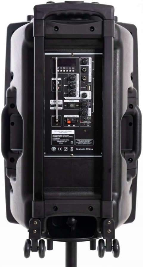 Przenośny Głośnik DYNASONIC - Dynapro 15' Moc 800W