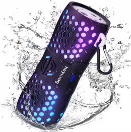 GŁOŚNIK PRZENOŚNY BLUETOOTH HEYSONG RGB IPX7