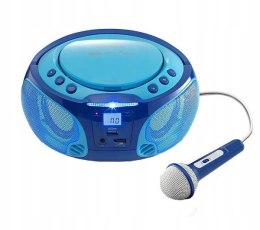 Radioodtwarzacz CD Lenco SCD-650 AM FM niebieski