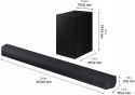 Soundbar Samsung HW-Q610GC 3.1.2 360W Bluetooth Dolby Atmos DTS