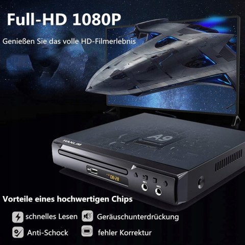 Mini odtwarzacz hanlim HL-007 DVD kompaktowy odtwarzacz CD