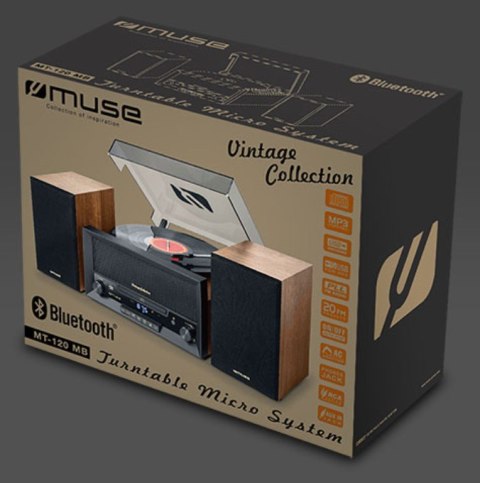 Muse MT-120 Mb Mikrosystem stereo z głośnikami