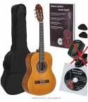 NAVARREZ NV13PK Zestaw startowy gitary klasycznej brązowy 3/4