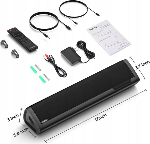 Saiyin DS6305 Soundbar głośnik TV Bluetooth, AUX 2x20W