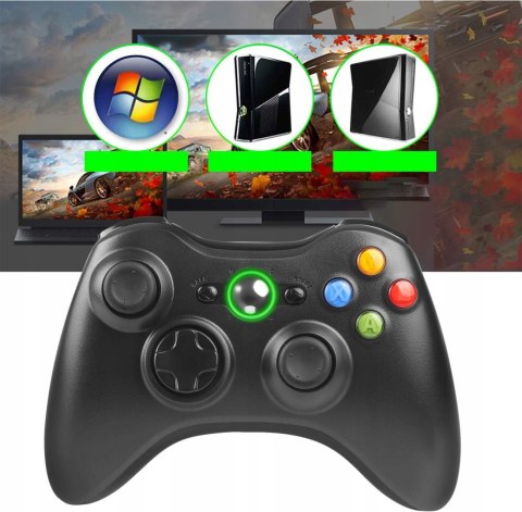 GAMEPAD PAD KONTROLER BEZPRZEWODOWY WIBRACJA DO XBOX 360 & SLIM/PS3/PC