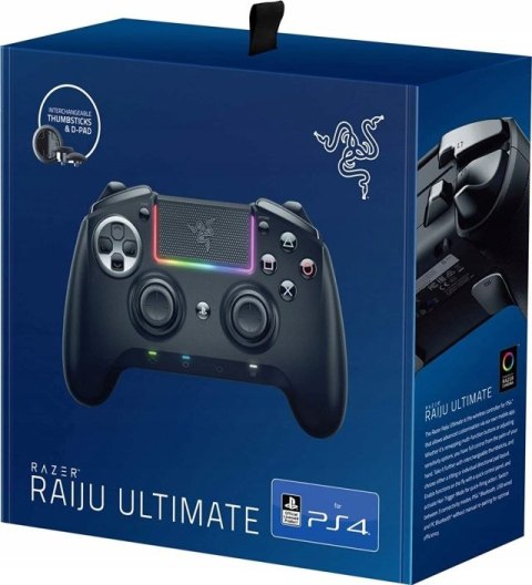 Kontroler Pad Razer Raiju Ultimate do PS4 i PC czarny
