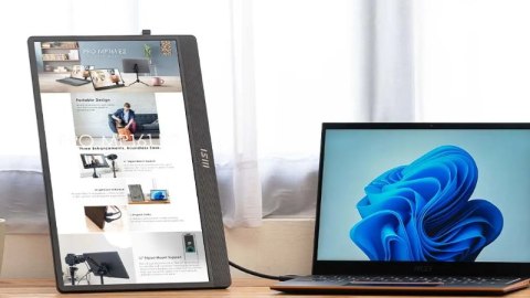 Monitor przenośny 15.6" MSI PRO MP161 E2U | 1920x1080 FHD | 60Hz 4ms | IPS