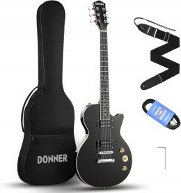 Gitara elektryczna Donner DLP-124B Black Les Paul
