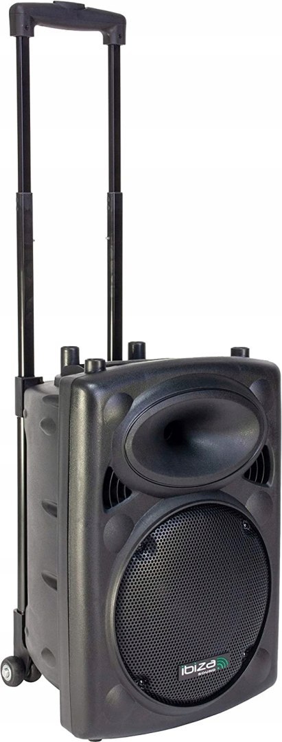 Głośnik przenośny Ibiza Port10VHF-BT czarny 500 W