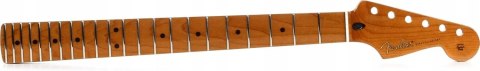Gryf Fender Stratocaster, Klon prażony, Płaski owal, 22 progi Jumbo Gryf Fender Stratocaster, Klon prażony, Płaski owal, 22 progi Jumbo